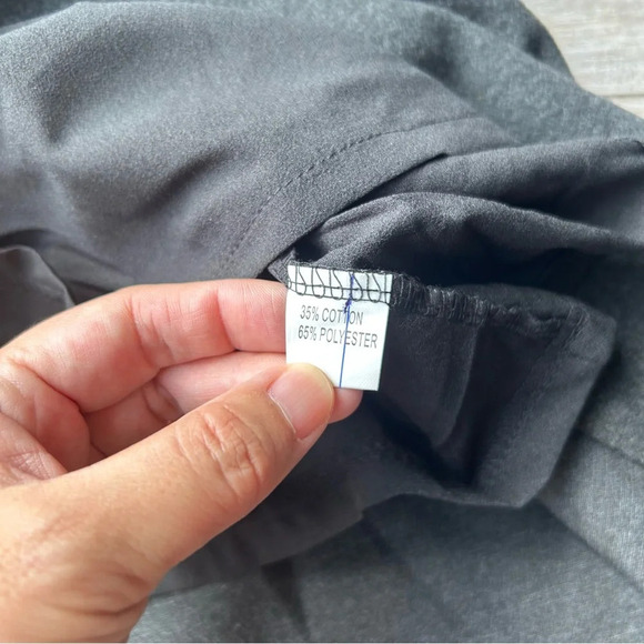 Beau Voyage Black  Faux Wrap A Line Midi Skirt - Picture 8 of 11